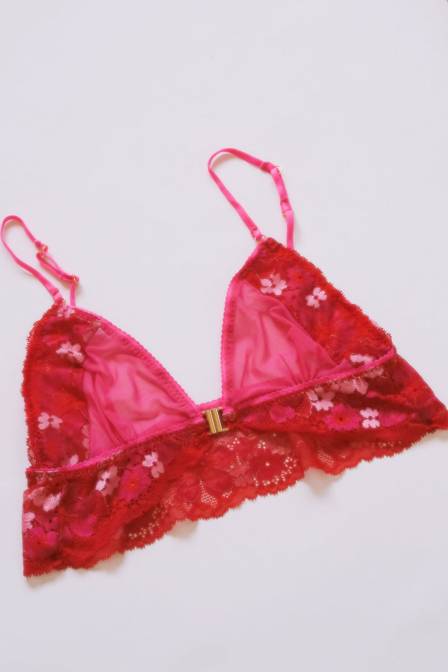 Berry Front-Clip Bralette