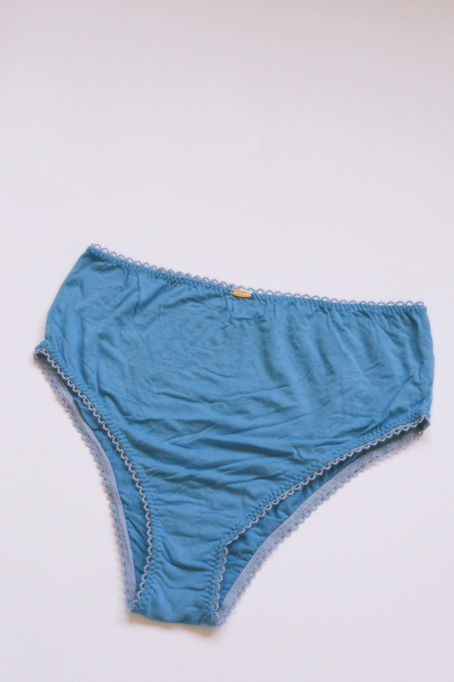 Bamboo Blue High Waist Knicker