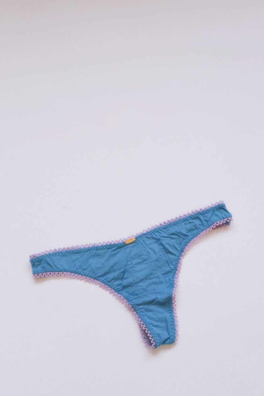 Bamboo Blue Thong