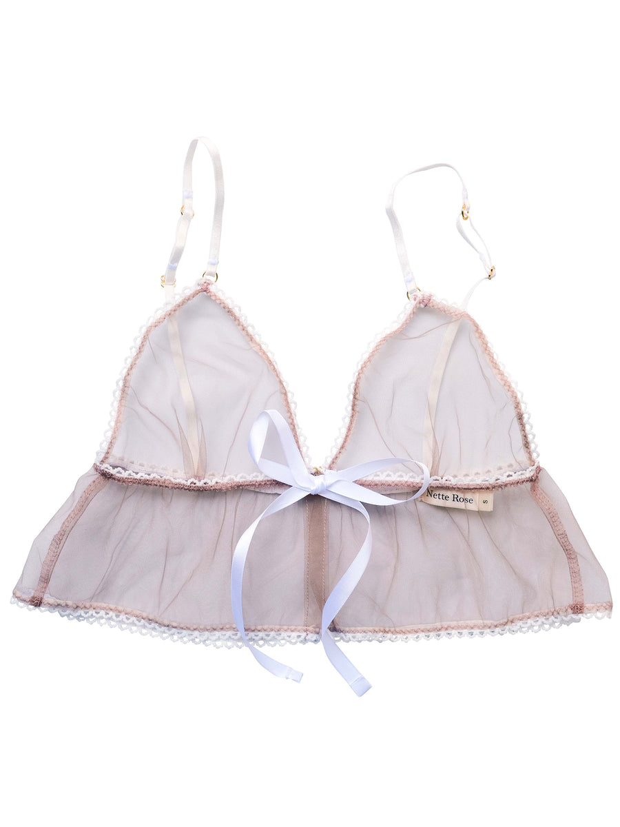 Emmi Frill Bralette White