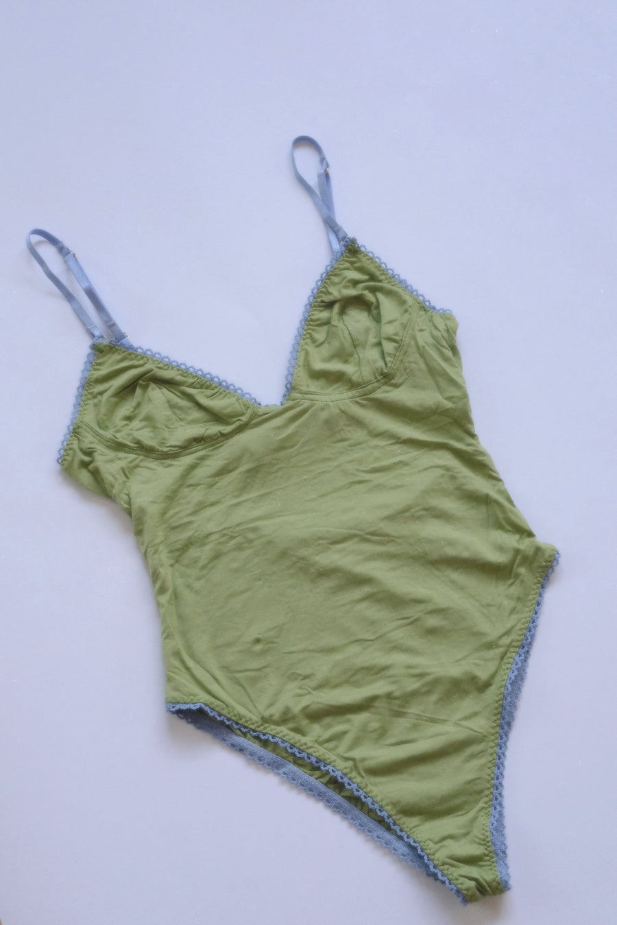 Bamboo Olive Bodysuit