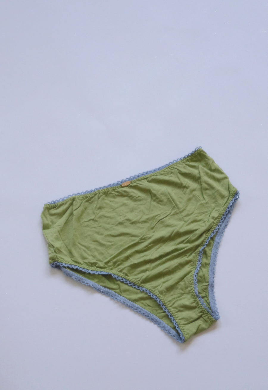 Bamboo Olive High Waist Knicker