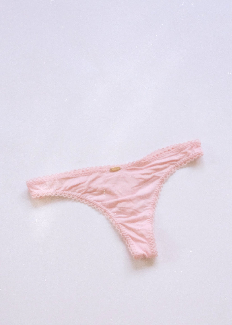 Bamboo Pink Thong