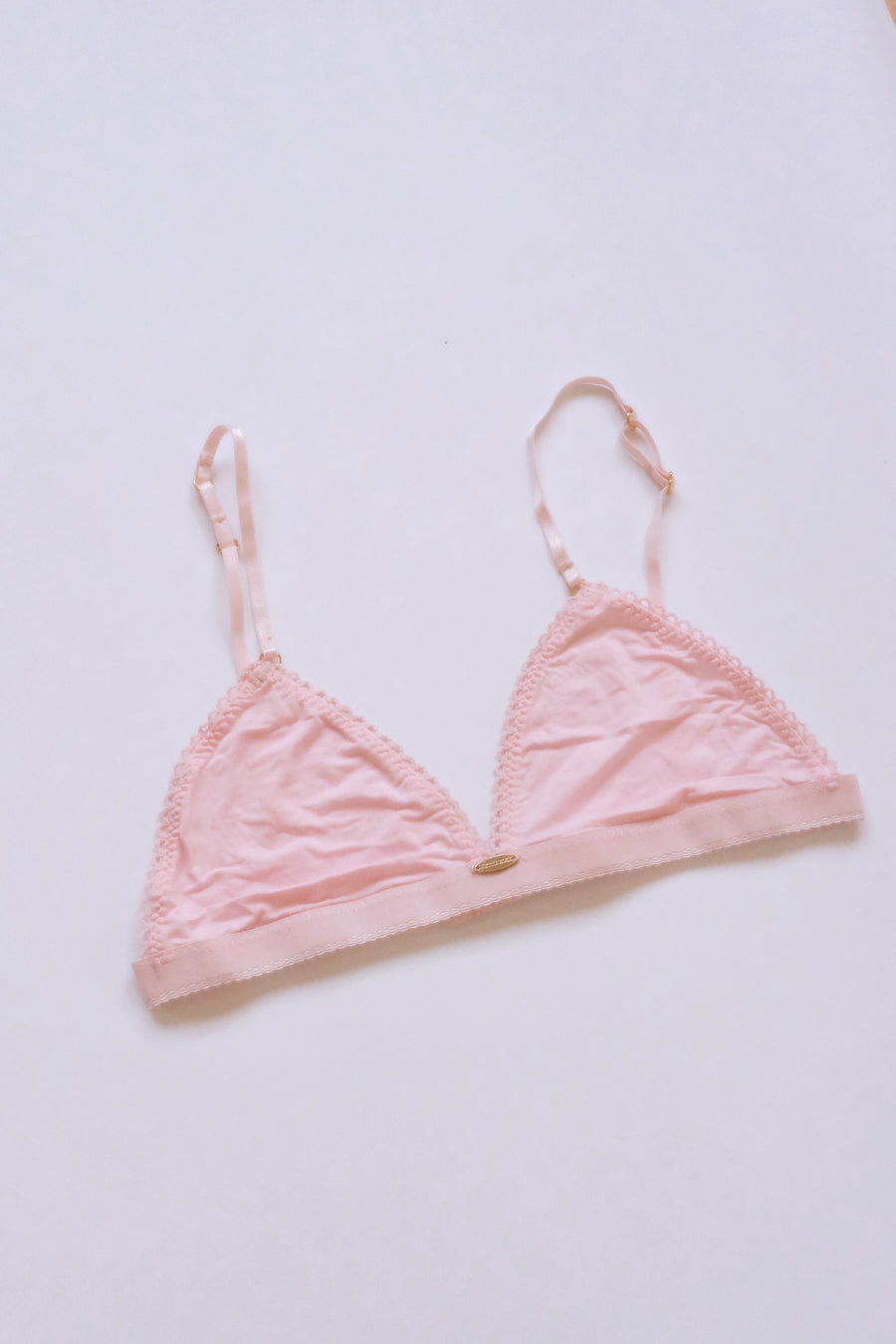 Bamboo Pink Triangle Bralette