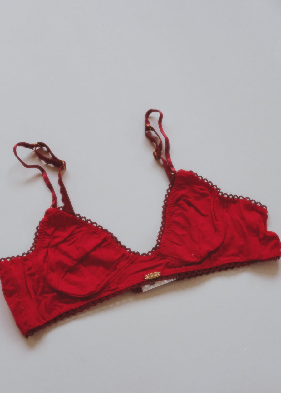 Bamboo Red Cup Bralette