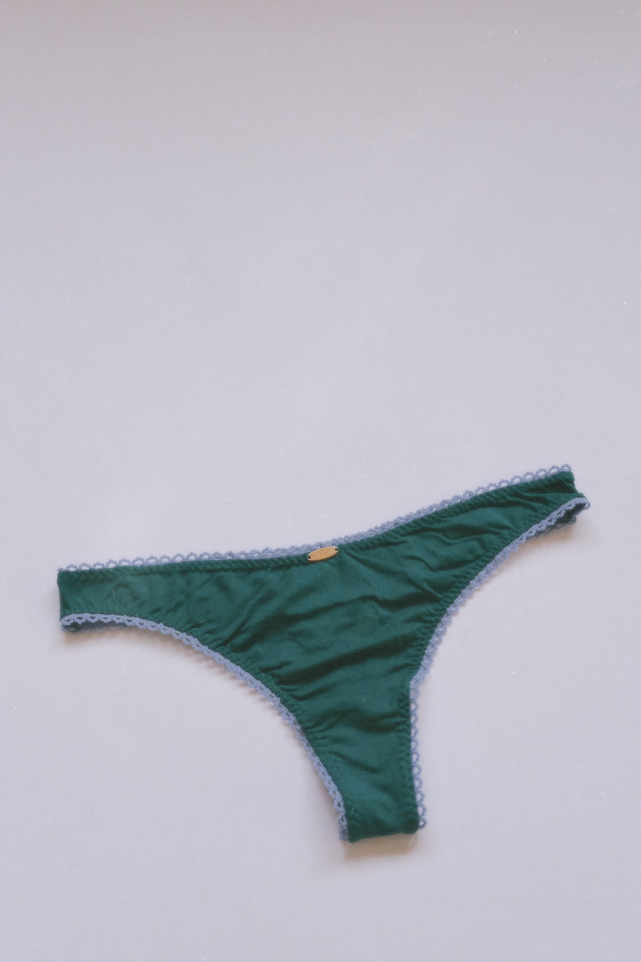 Bamboo Teal Thong