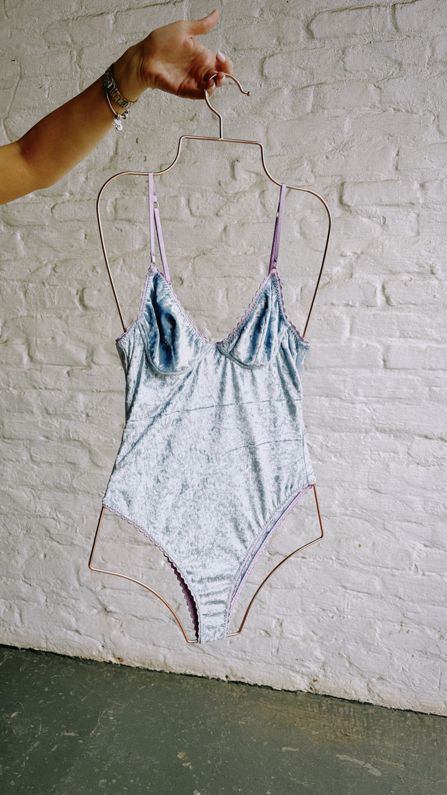 Velvet Baby Blue Limited Edition Bodysuit