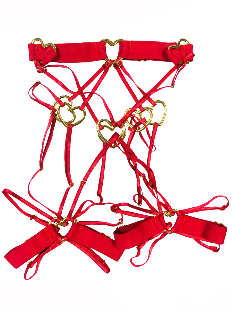Paloma Harness Red